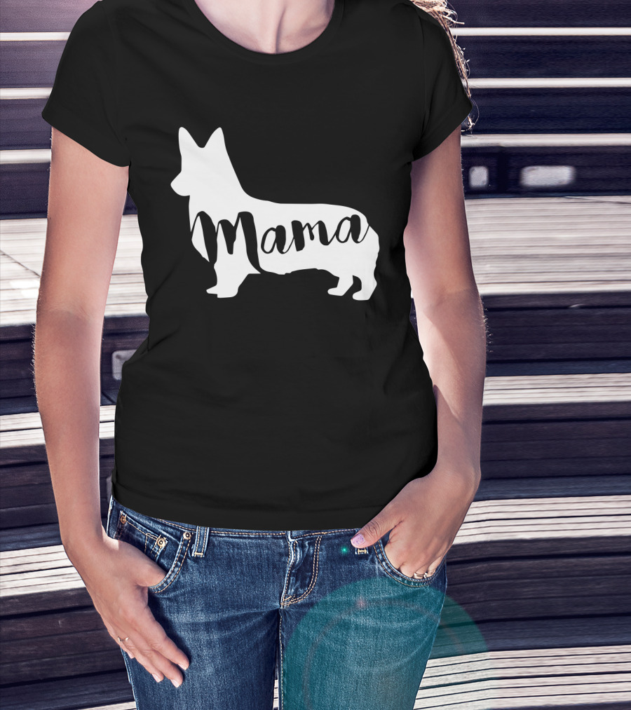 Corgi Dog Mama T-Shirt