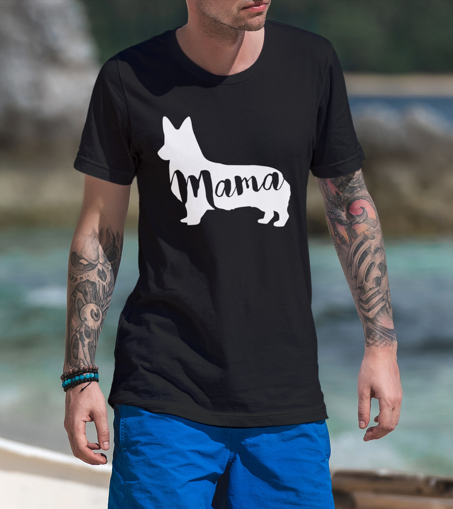 Corgi Dog Mama T-Shirt