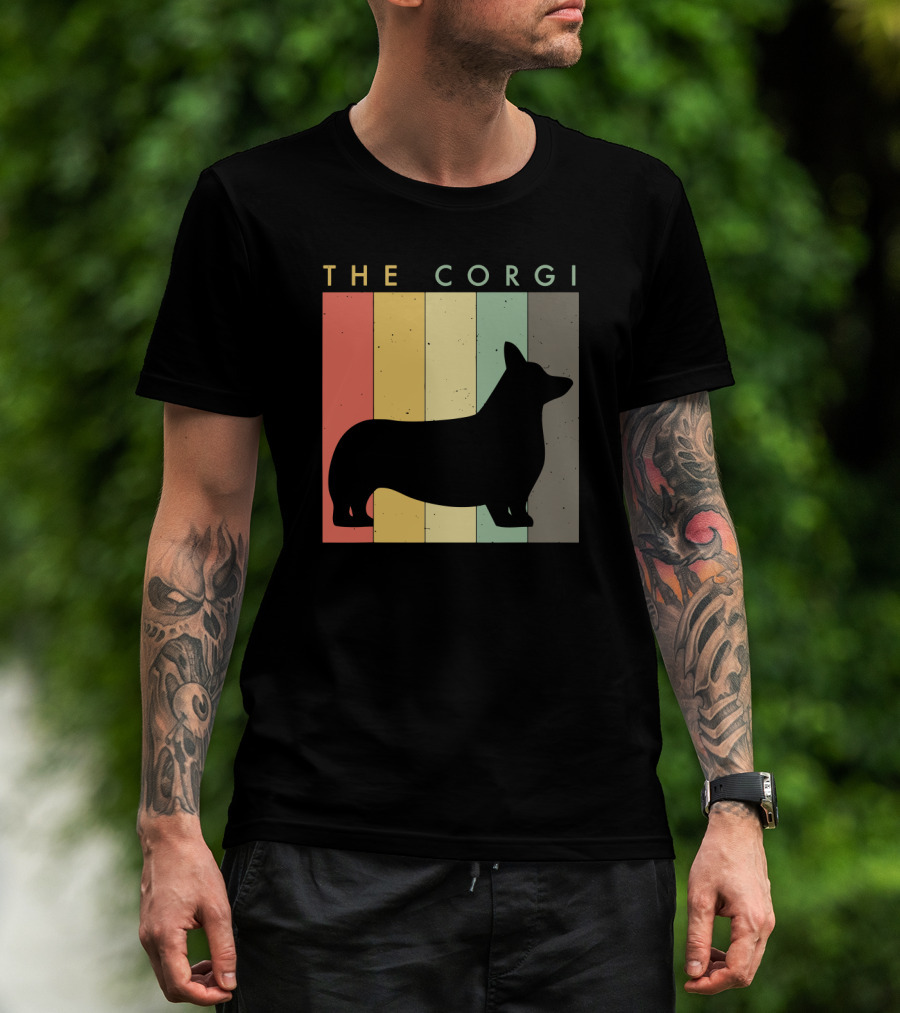The Corgi Retro Vintage Dog T-Shirt