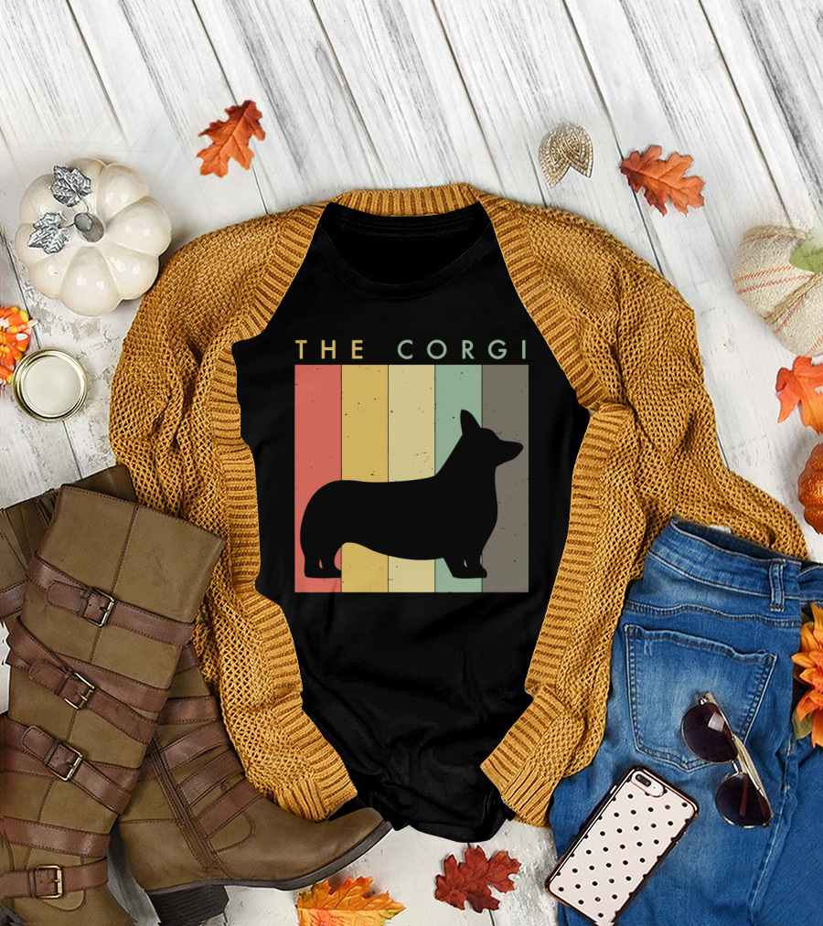 The Corgi Retro Vintage Dog T-Shirt