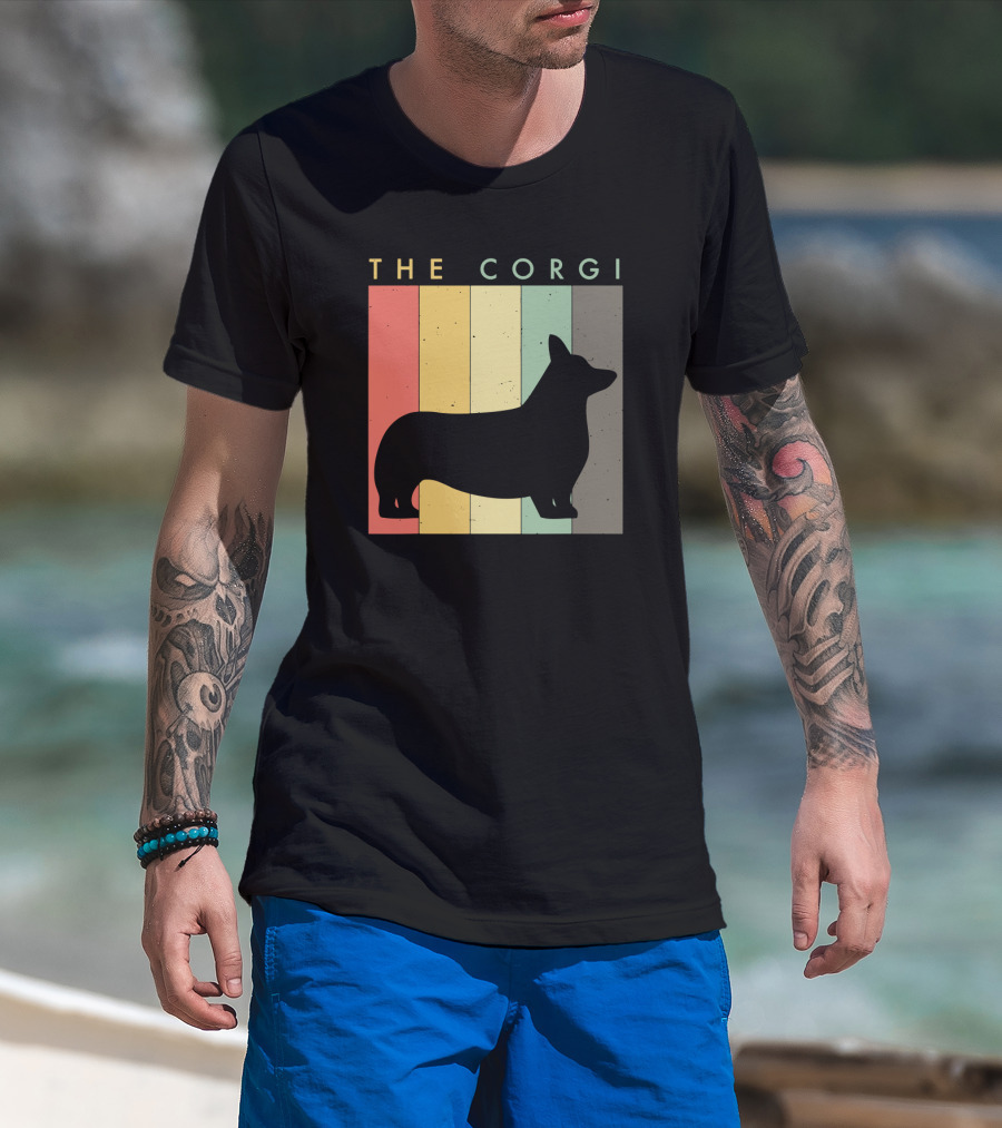 The Corgi Retro Vintage Dog T-Shirt