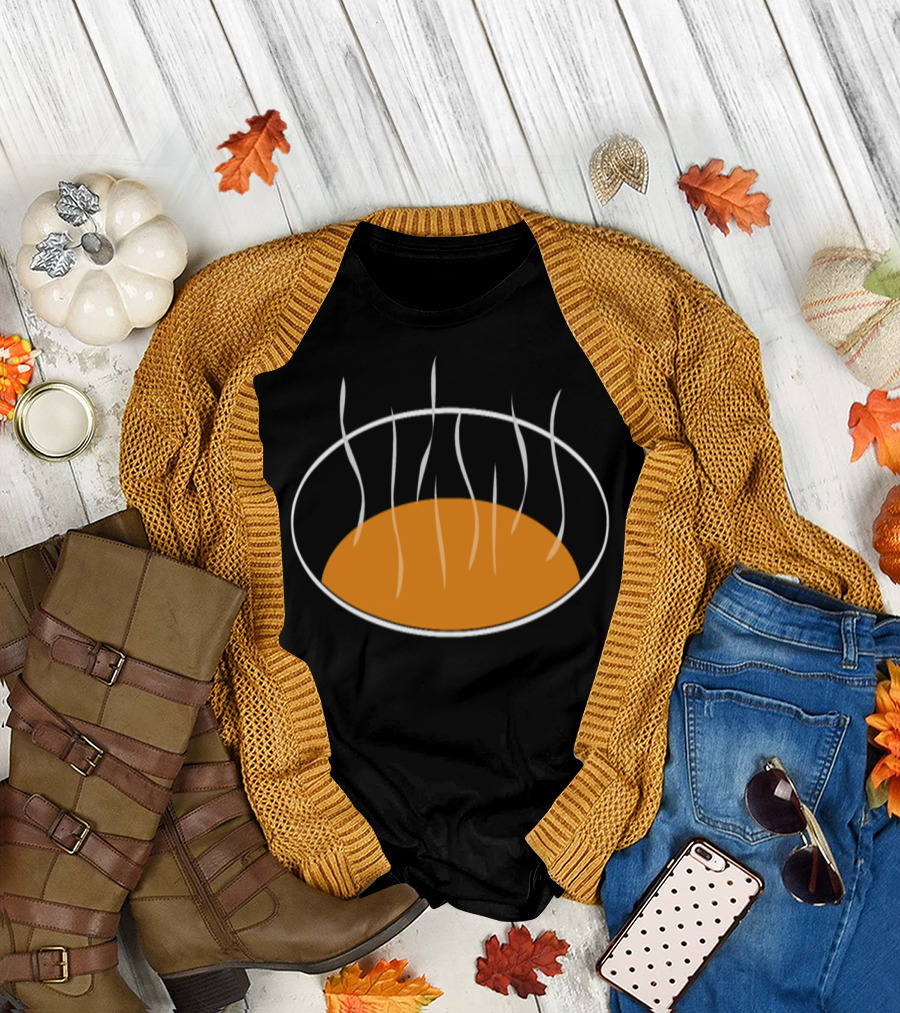 Steaming Pumpkin Soup Bowl with Rising Aroma T-Shirt