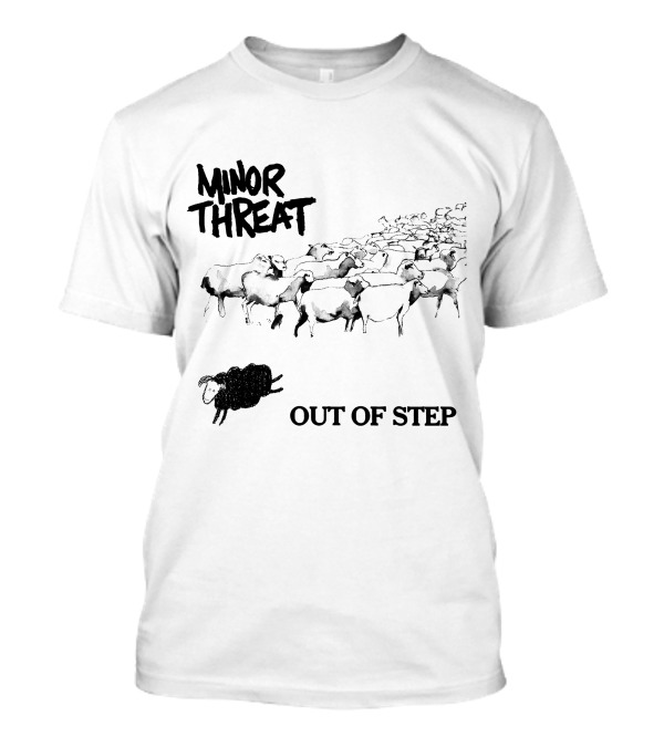 Minor Threat Out Of Step Black Sheep Among Flock T-Shirt