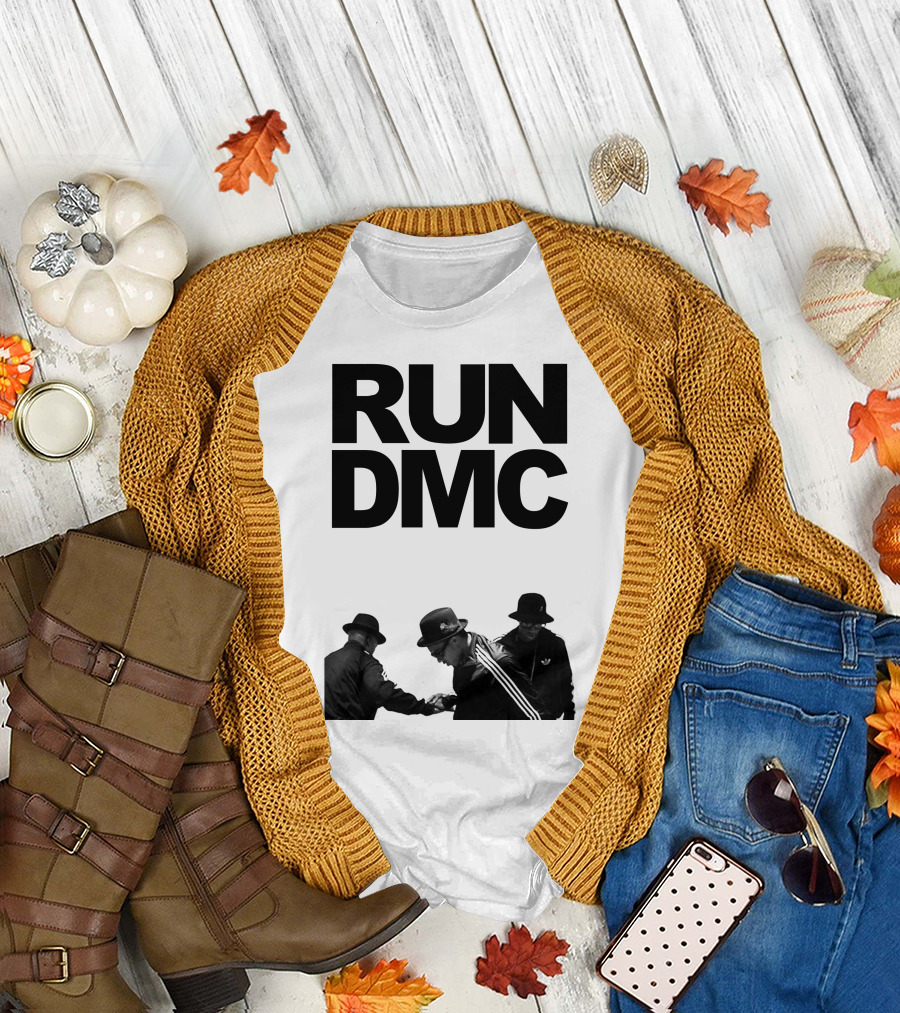 RUN DMC Hip Hop Legends Iconic Street T-Shirt
