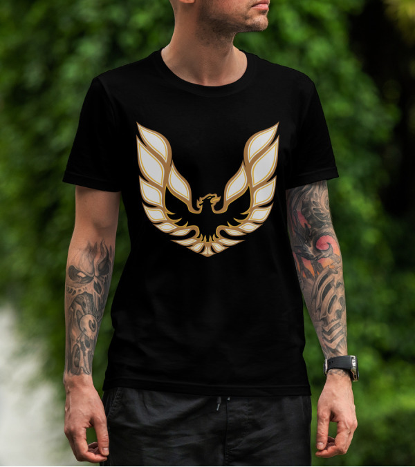 Pontiac Firebird Iconic Gold Phoenix T-Shirt