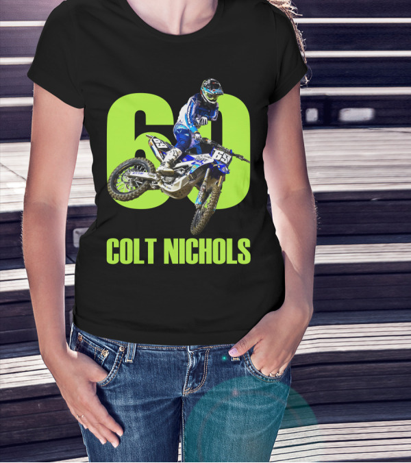 Colt Nichols 60 Motocross Rider Action T-Shirt