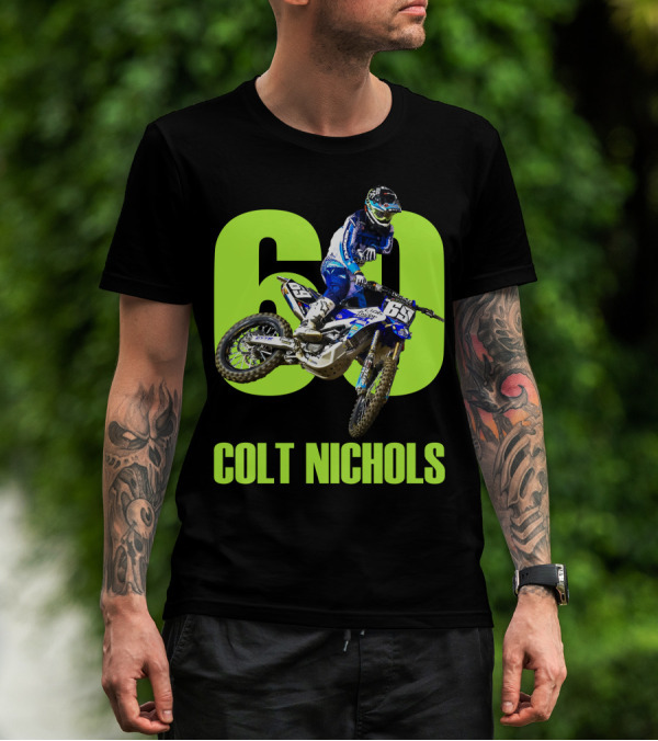 Colt Nichols 60 Motocross Rider Action T-Shirt