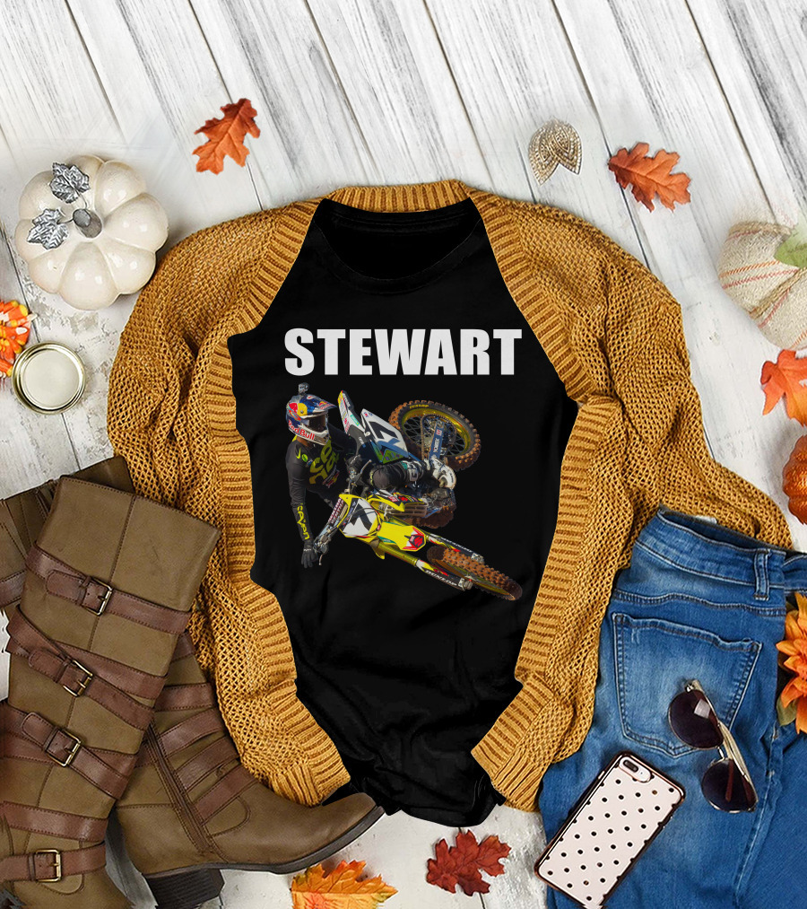 STEWART Moto Racer Number 7 T-Shirt