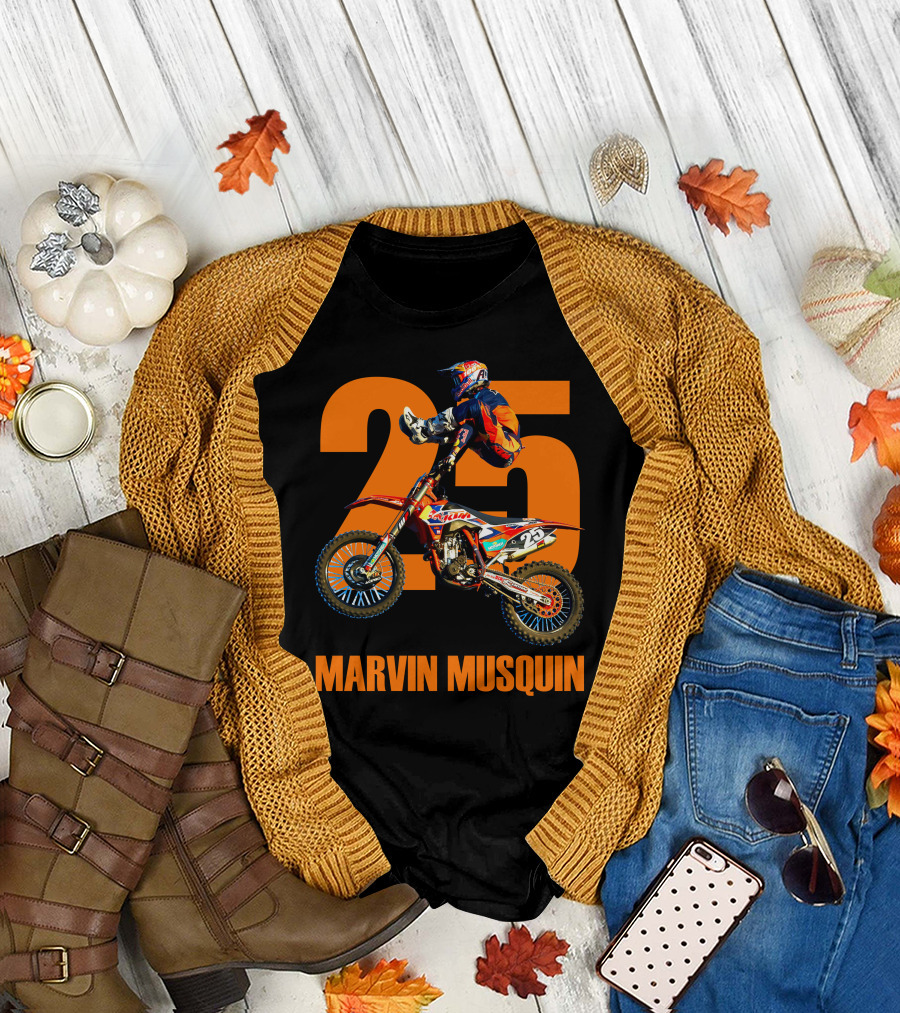 Marvin Musquin 25 KTM Motocross Stunt T-Shirt