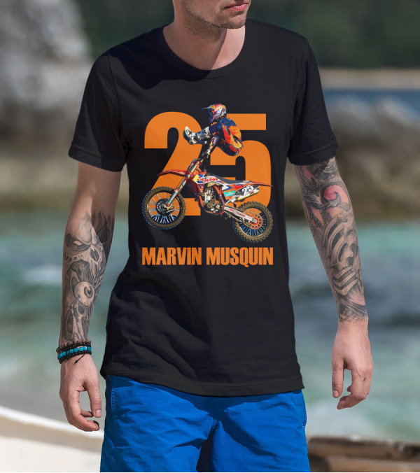 Marvin Musquin 25 KTM Motocross Stunt T-Shirt