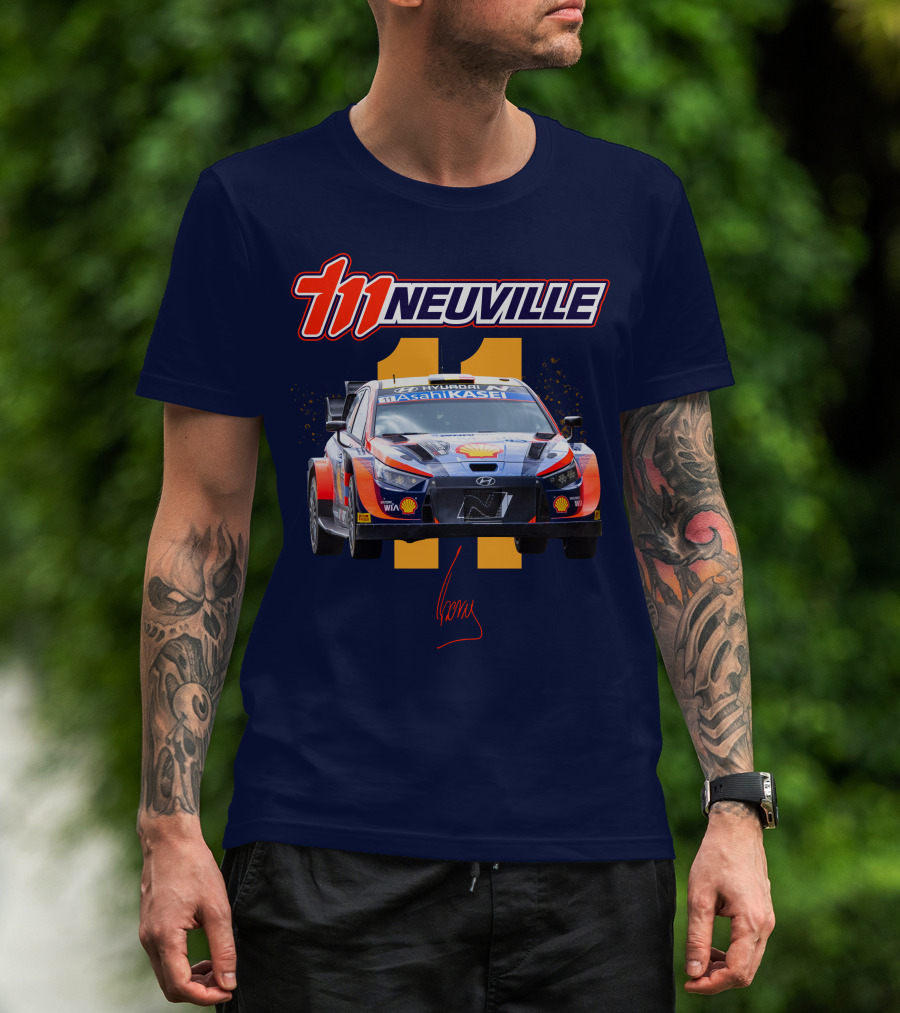 Thierry Neuville Hyundai I20 N Rally1 Asahi Kasei Shell Racing 11 T-Shirt