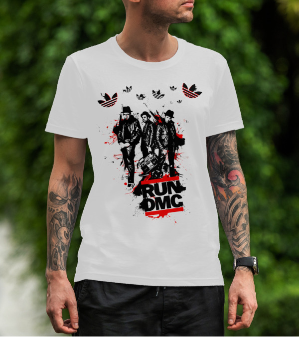 Run DMC Hip-Hop Legends With Symbols T-Shirt