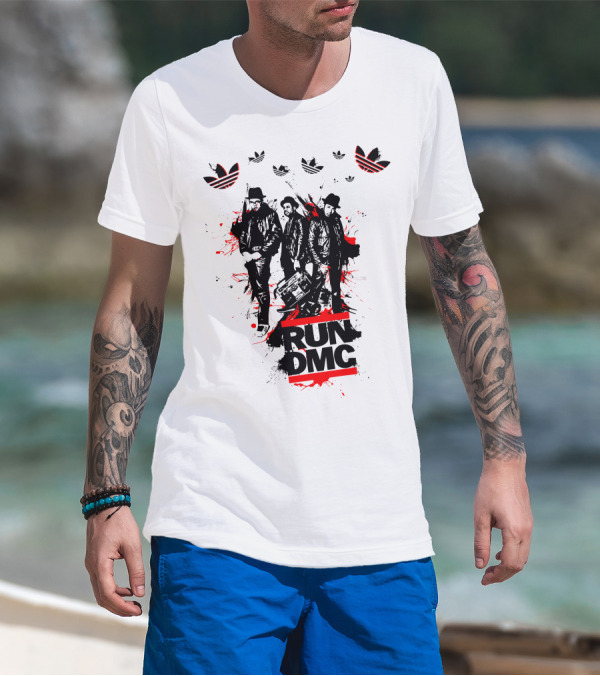 Run DMC Hip-Hop Legends With Symbols T-Shirt