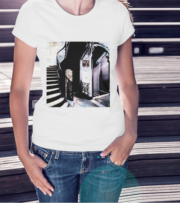 Cocteau Twins Heaven Or Las Vegas Art Nouveau Staircase T-Shirt