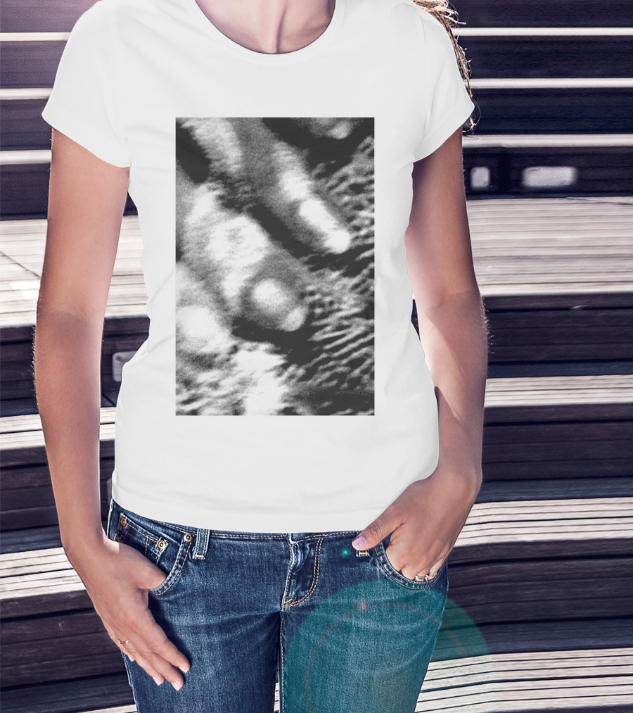 Cocteau Twins 18 Monochrome Abstract Texture T-Shirt