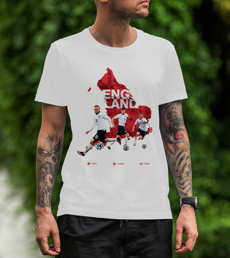 England Soccer Stars The Star The Leader To Watch T-Shirt