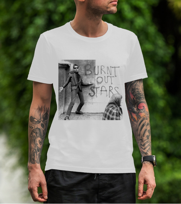 Shane Macgowan Burnt Out Stars Graffiti Photography T-Shirt
