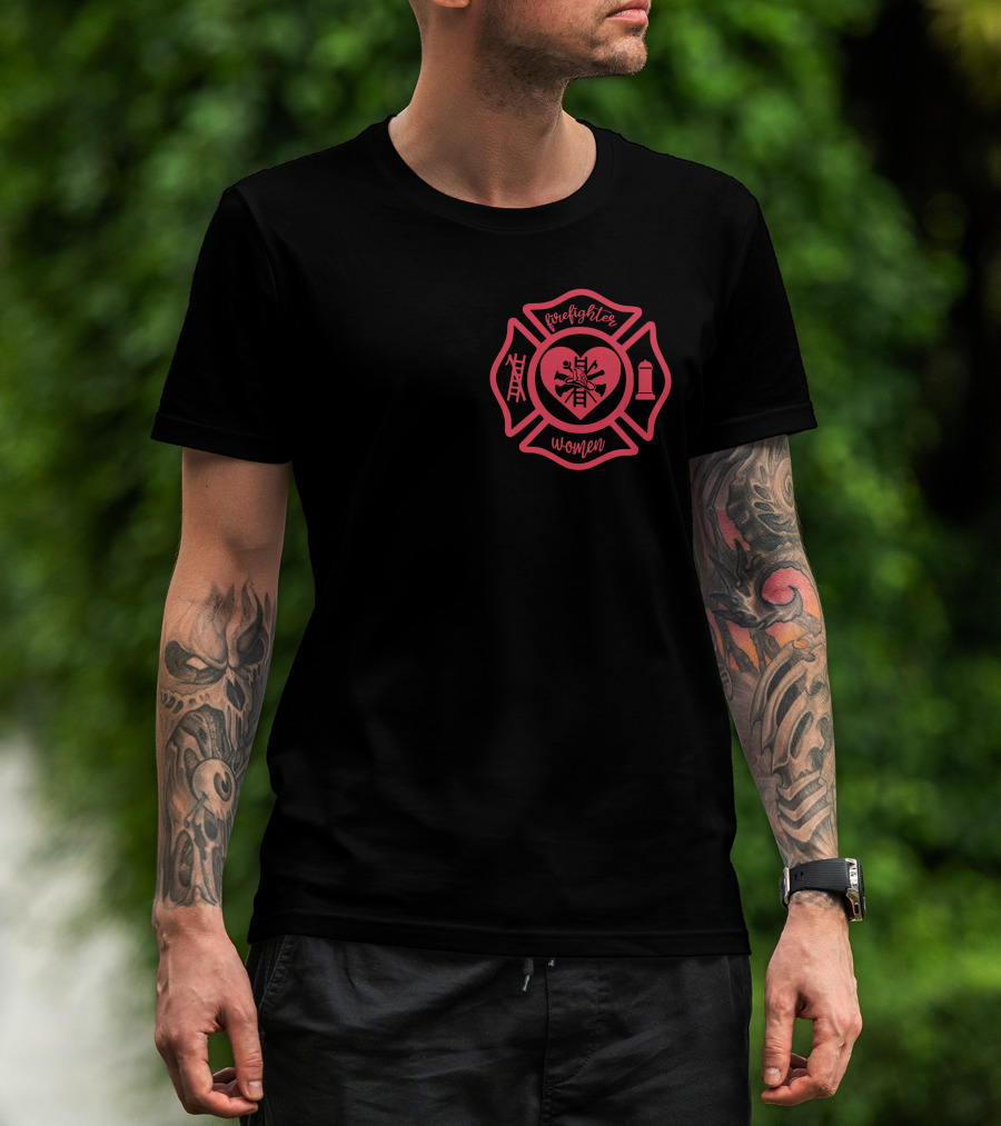 Firefighter Women Maltese Cross T-Shirt