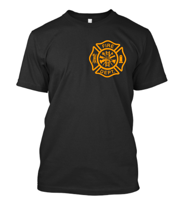 PENNSYLVANIA FIREFIGHTER FIRE DEPT Maltese Cross Emblem T-Shirt