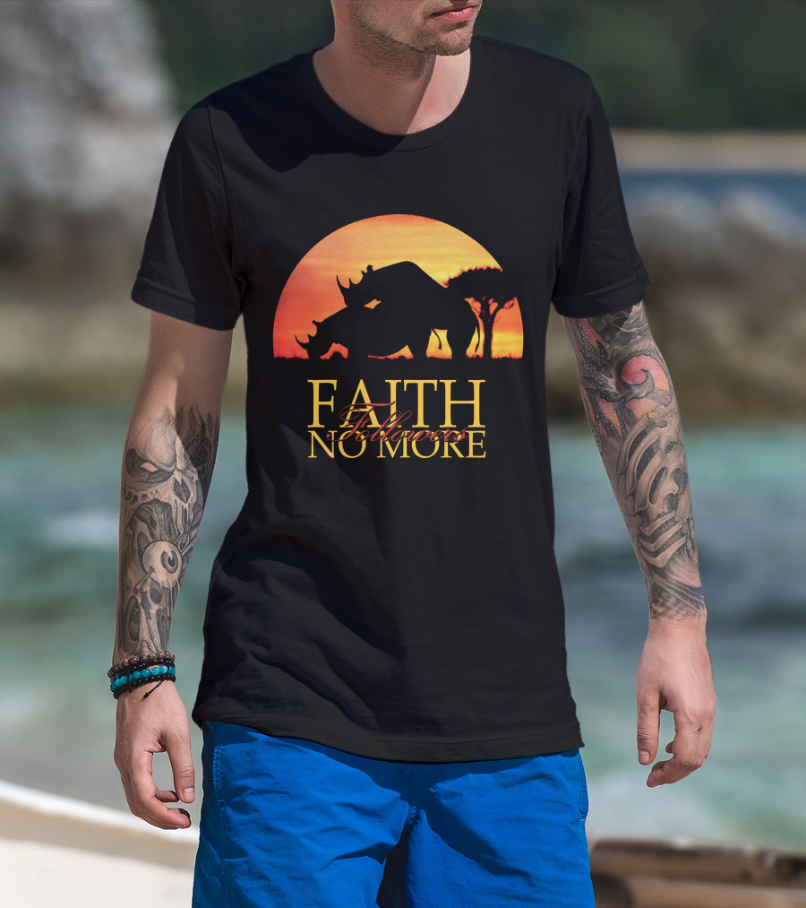 Faith No More Easy Followers Rhino Sunset T-Shirt