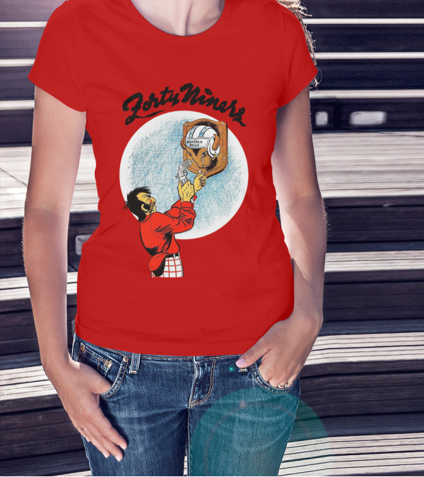 Forty Niner Buffalo Bills Helmet Quirky T-Shirt