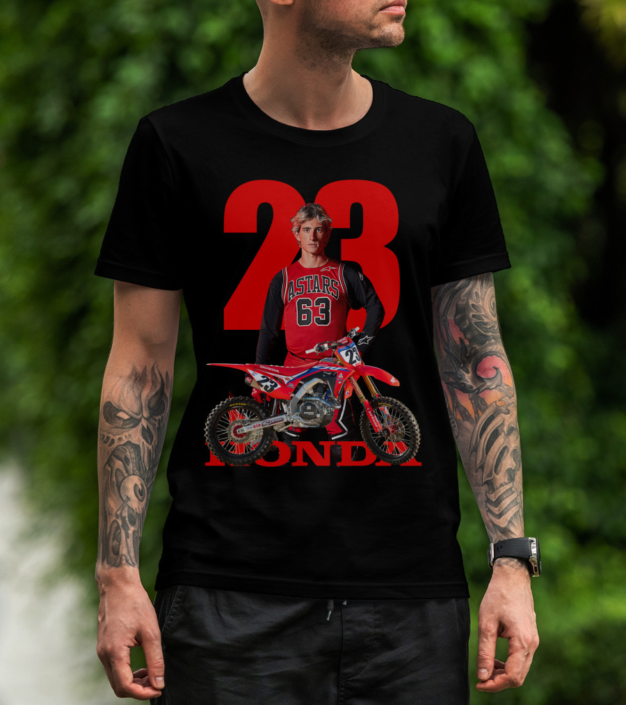 Chase Sexton 23 Honda 63 Alpinestars Racing Motocross T-Shirt