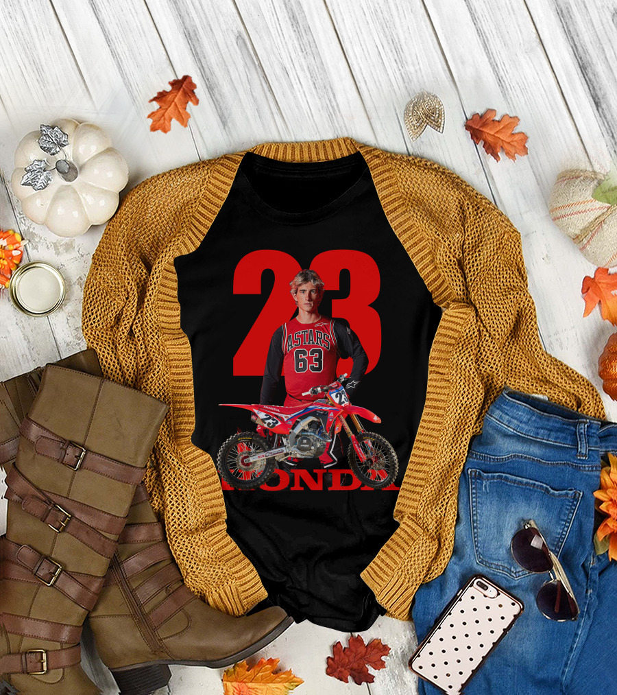 Chase Sexton 23 Honda 63 Alpinestars Racing Motocross T-Shirt