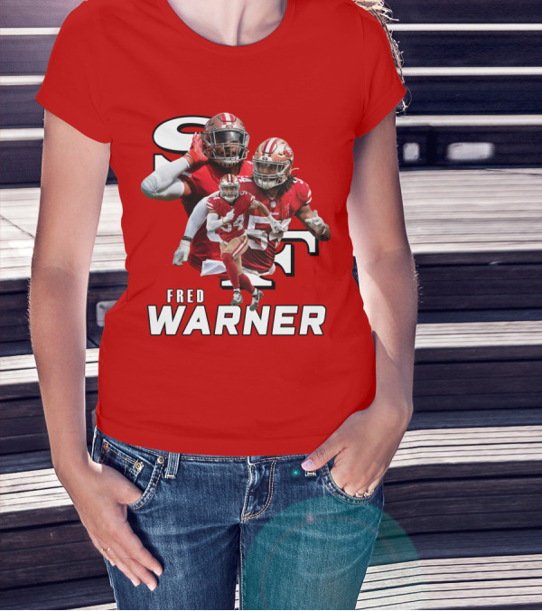 Fred Warner 49ers SF Football Number 54 T-Shirt