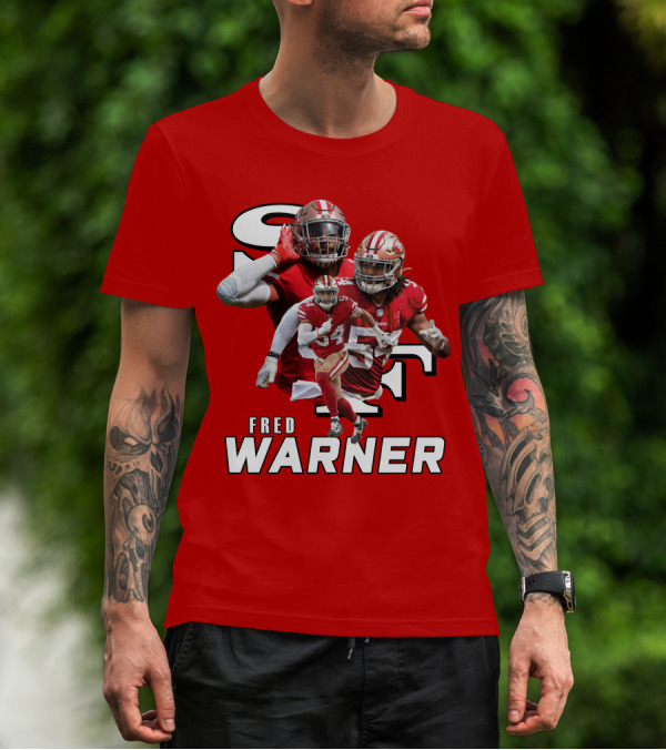 Fred Warner 49ers SF Football Number 54 T-Shirt