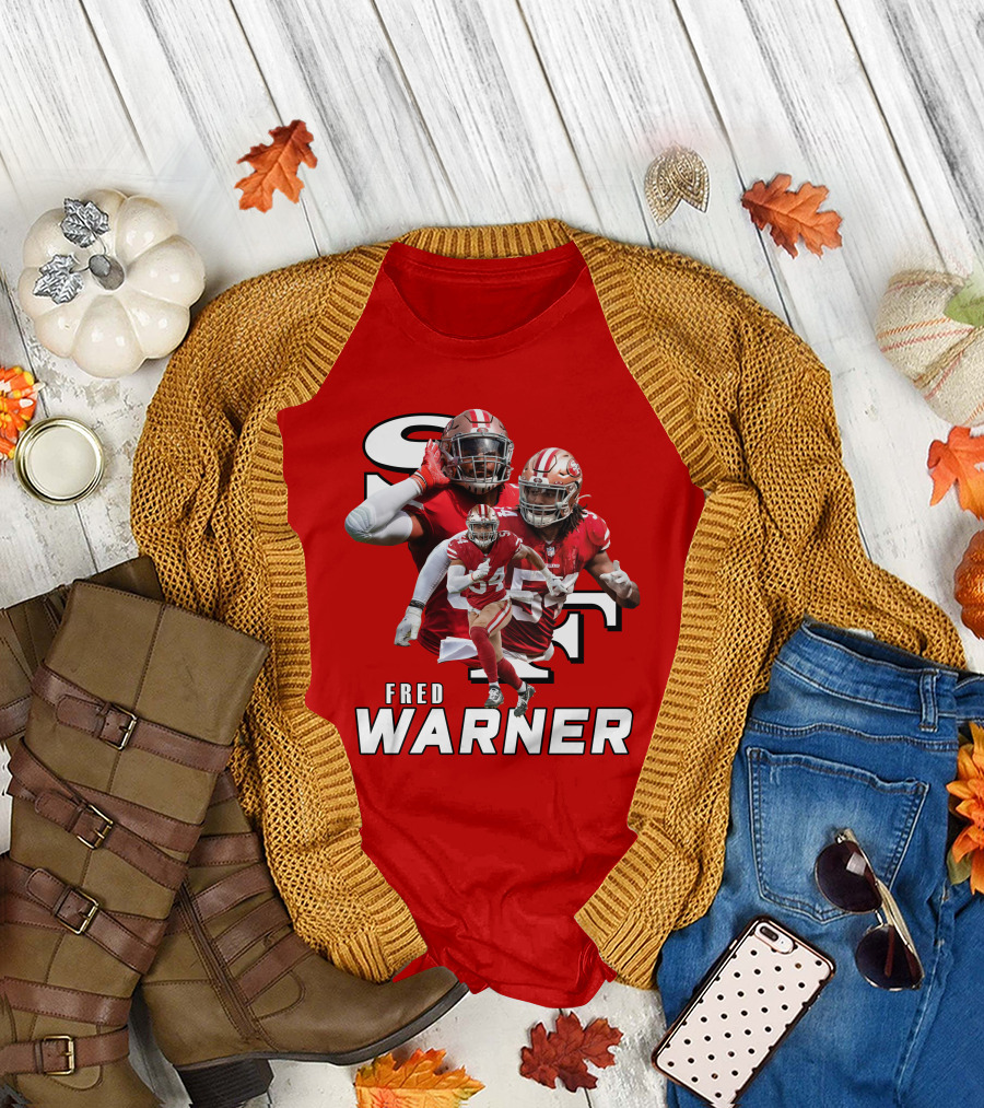 Fred Warner 49ers SF Football Number 54 T-Shirt