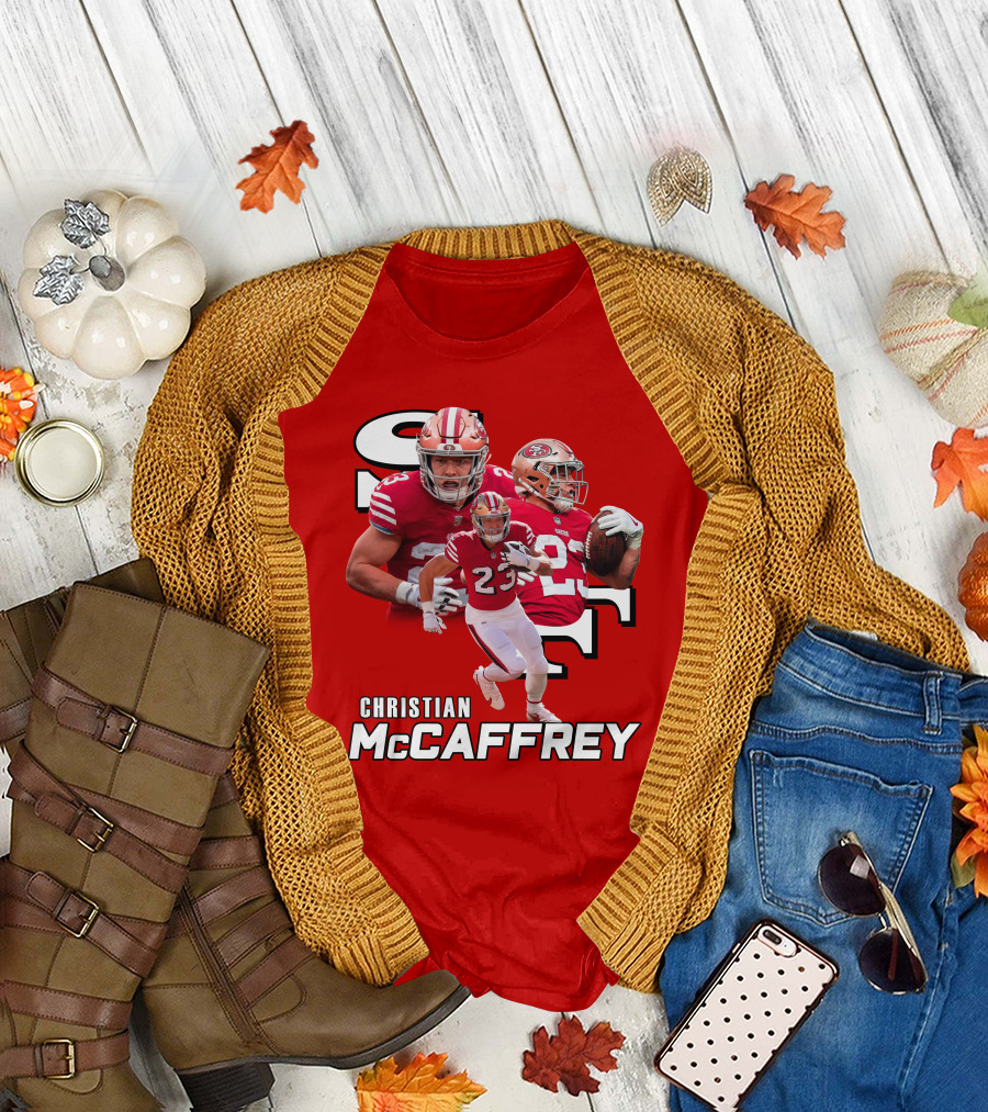 Christian McCaffrey 49ers Football Number 23 T-Shirt