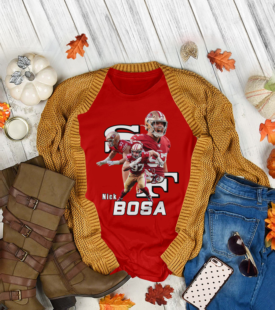 Nick Bosa 49ers Football Player SF T-Shirt