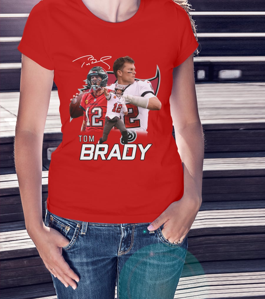 Tom Brady 12 Buccaneers Quarterback T-Shirt