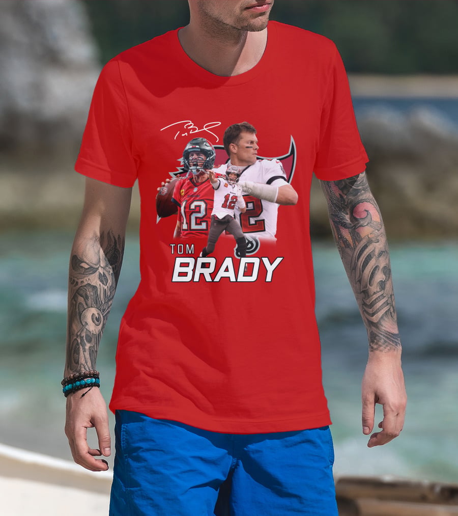 Tom Brady 12 Buccaneers Quarterback T-Shirt