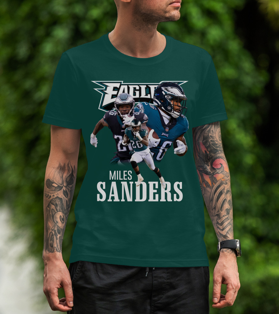 Eagles MS26 Running Back Action Play T-Shirt