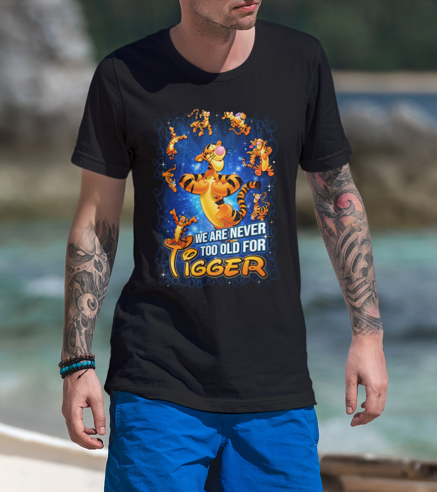 We Are Never Too Old For Tigger 3D T-Shirt