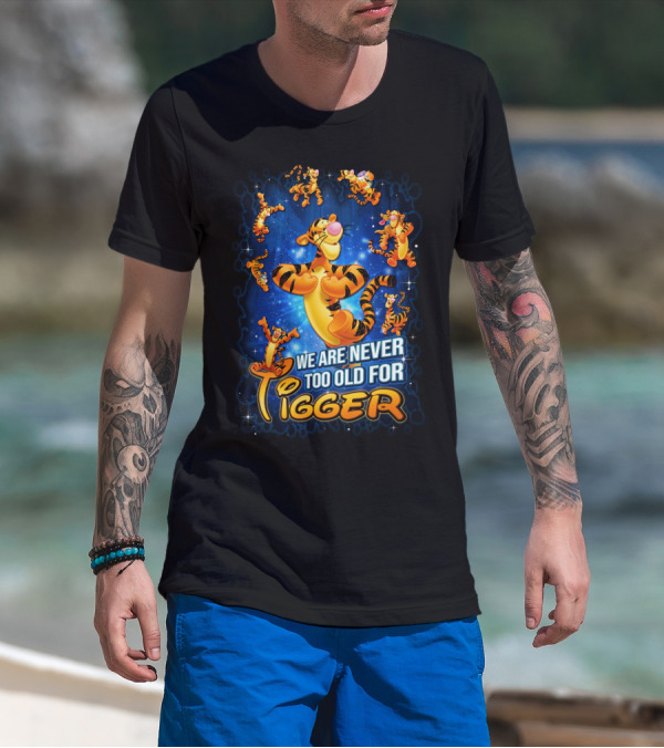 We Are Never Too Old For Tigger 3D T-Shirt