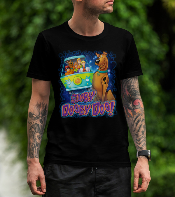 Scooby Dooby Doo Mystery Machine Adventure With The Gang T-Shirt