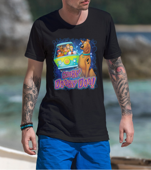 Scooby Dooby Doo Mystery Machine Adventure With The Gang T-Shirt