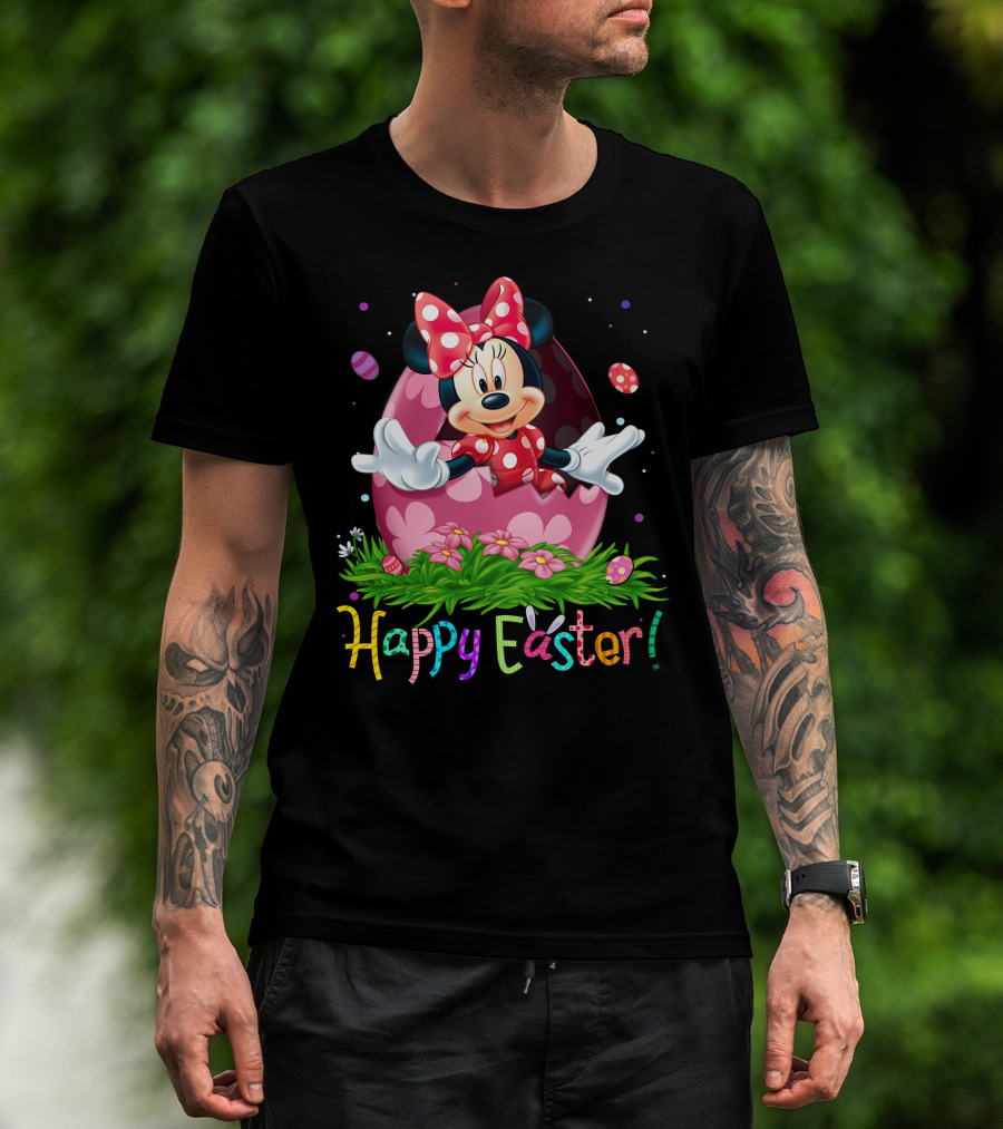 Minnie Mouse Happy Easter Egg Surprise T-Shirt
