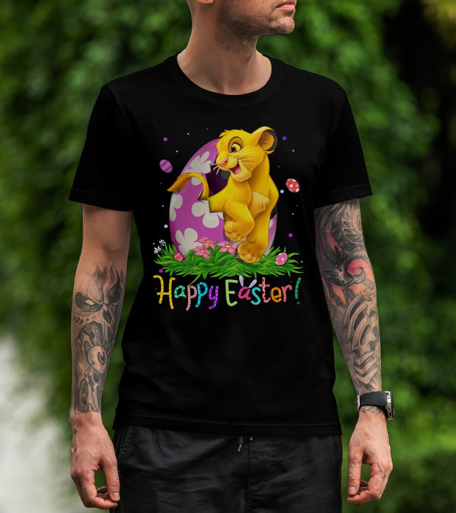 Simba Happy Easter Egg Celebration T-Shirt