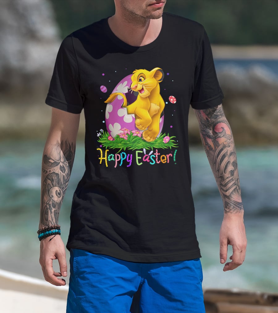 Simba Happy Easter Egg Celebration T-Shirt