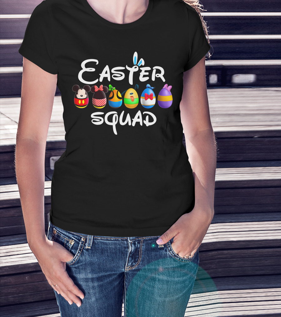 Easter Squad Disney-Inspired Eggs With Iconic Elements T-Shirt