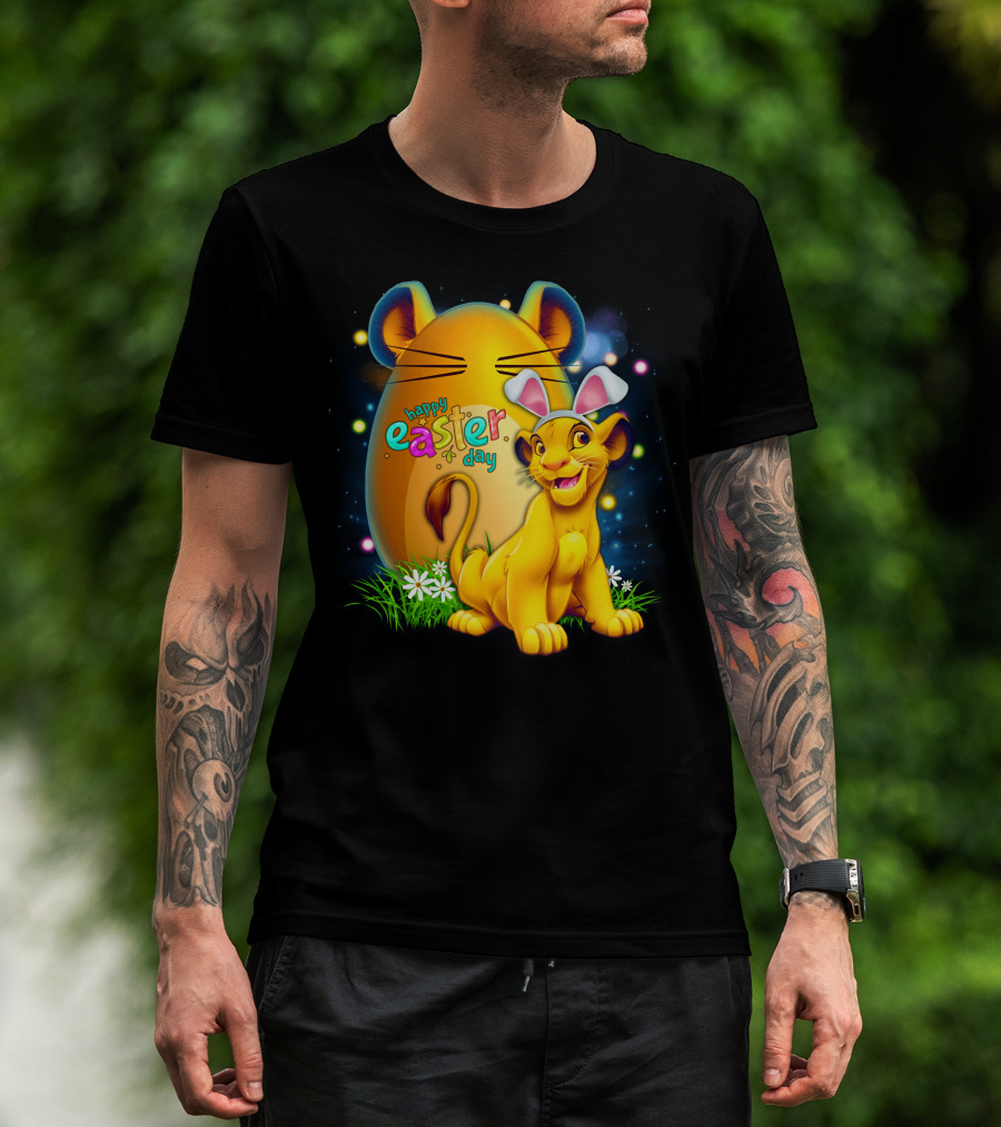 Simba Happy Easter Day Bunny Ears Egg T-Shirt