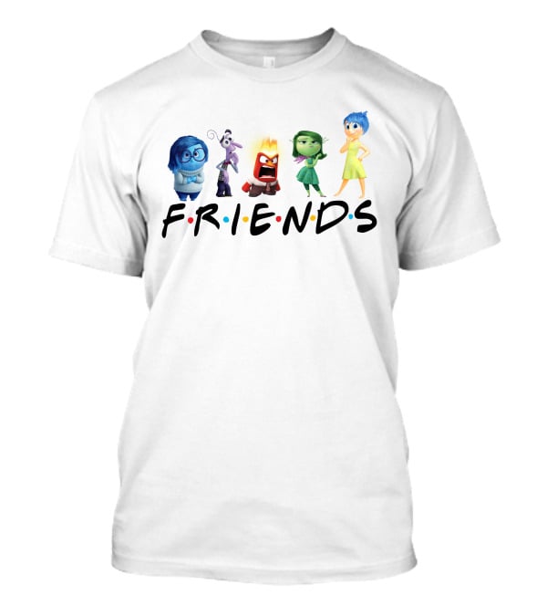 Friends Inside Out Characters T-Shirt