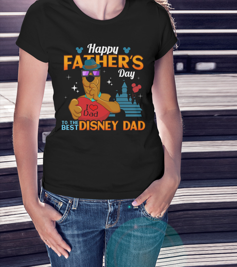 Happy Father's Day To The Best Disney Dad Scooby Doo T-Shirt