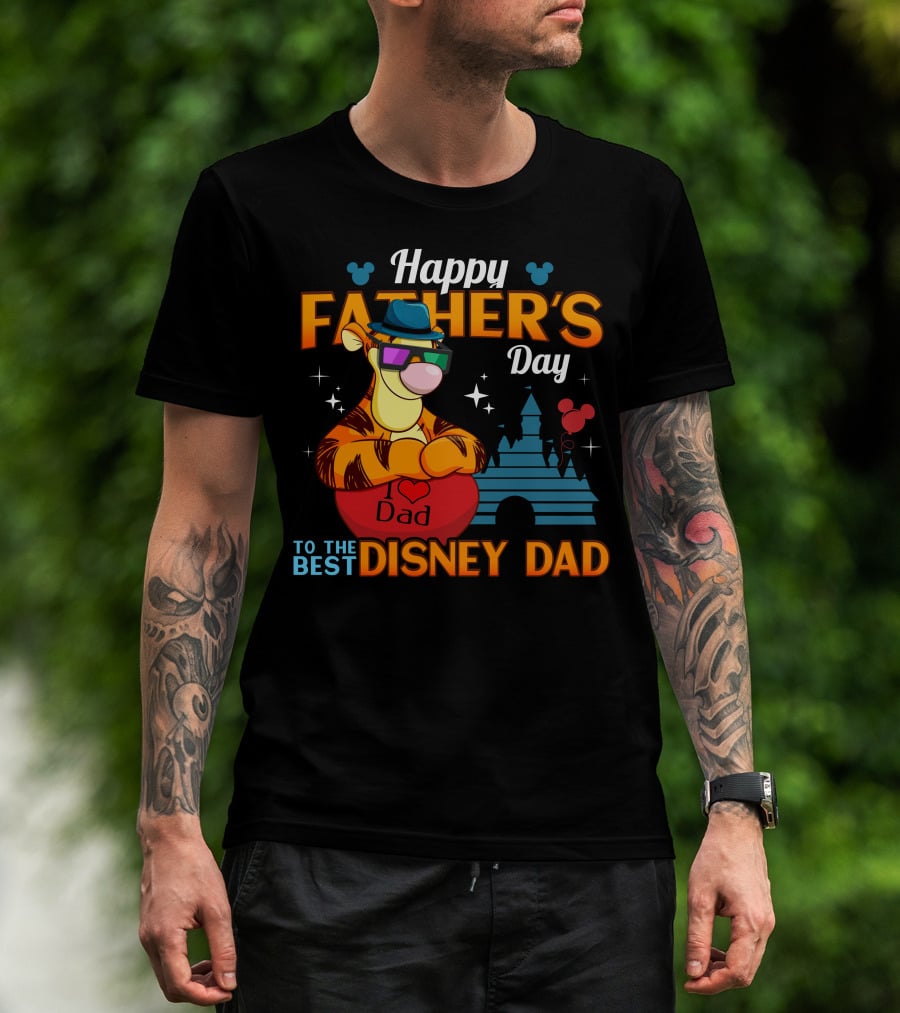 Happy Father's Day Tigger Disney Dad T-Shirt