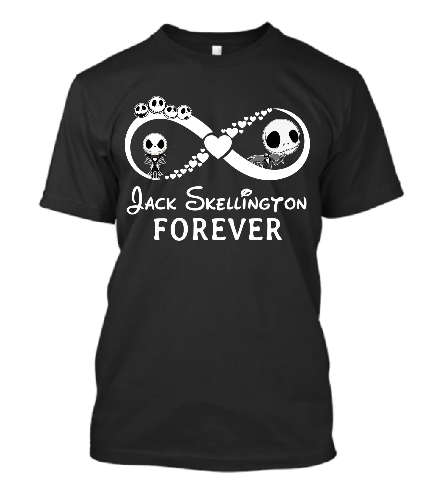 Jack Skellington Forever Infinity Hearts T-Shirt
