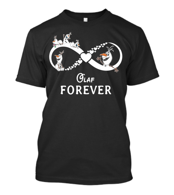 Olaf Forever Infinity Heart Snowman T-Shirt