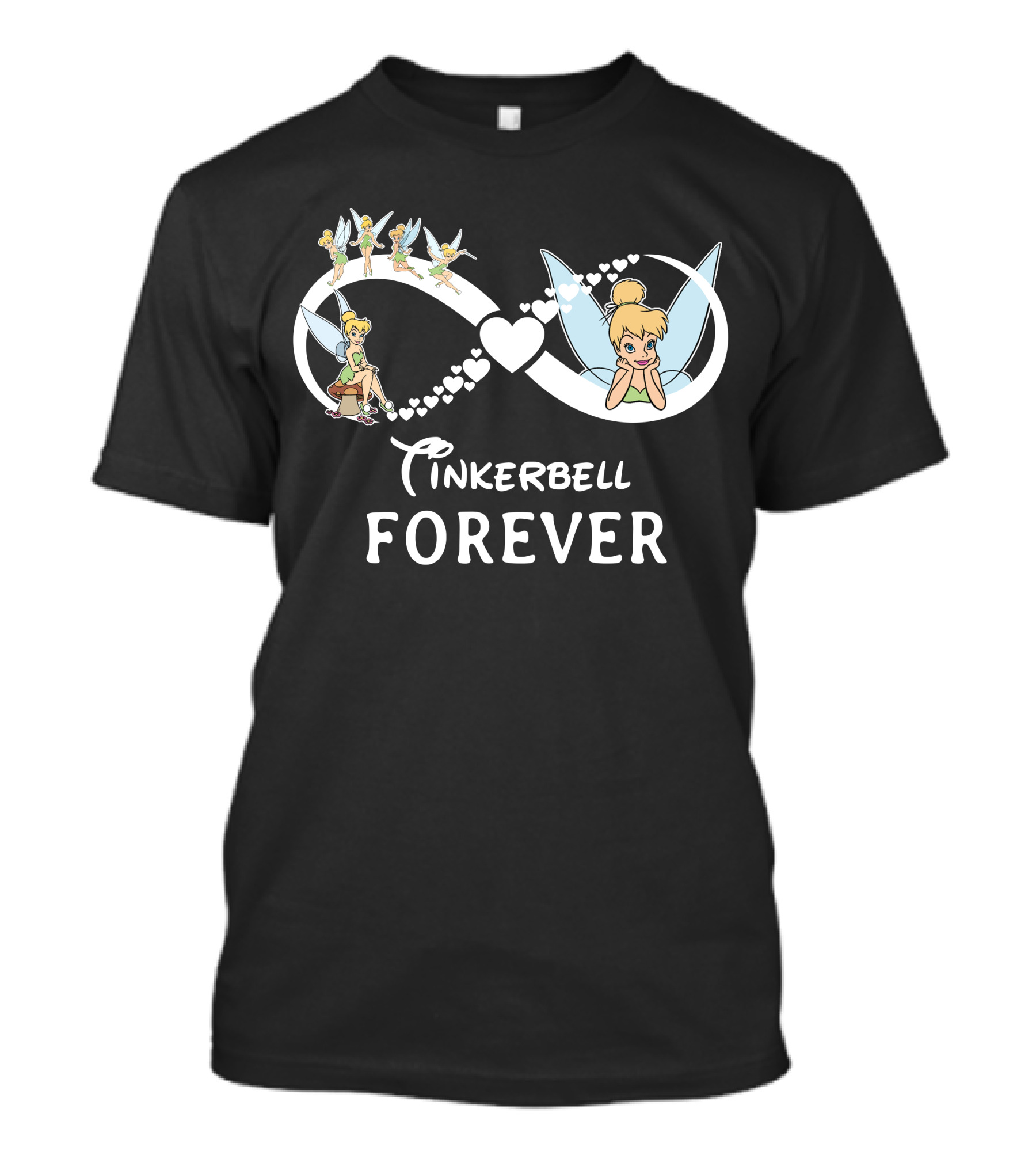 Tinkerbell Forever Infinity Heart Collection T-Shirt